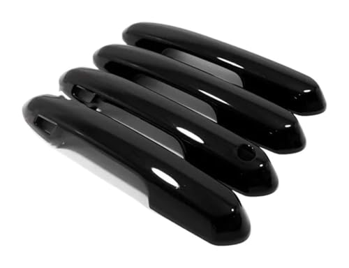 Garniture poignée porte voiture noir autocollants poignée portière RAV4 Hybrid