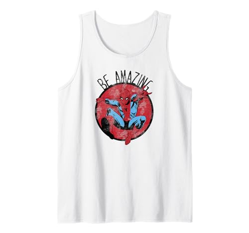 Débardeur Spider-Man Marvel Be Amazing pour look geek et streetwear quotidien