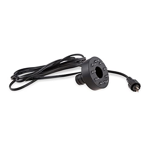 CLGarden LED Ring Ø 56mm warmweiss 12V Springbrunnen Beleuchtung Quellstein Teich Cortenstahlschale
