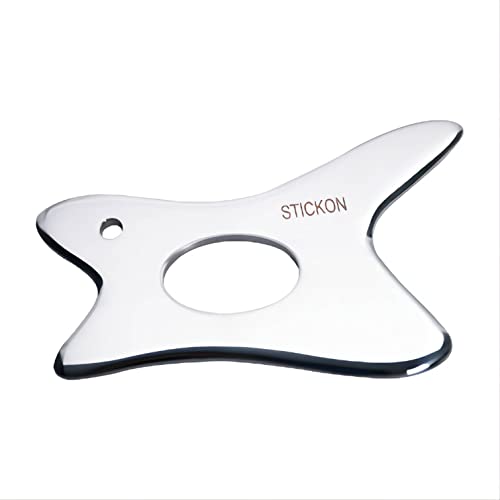 Image of STICKON Gua Sha Massage Tool Stainless Steel Gua Sha Scraping Massage Tools IASTM Tools Great Soft Tissue Mobilization Tool(STICKON-22)