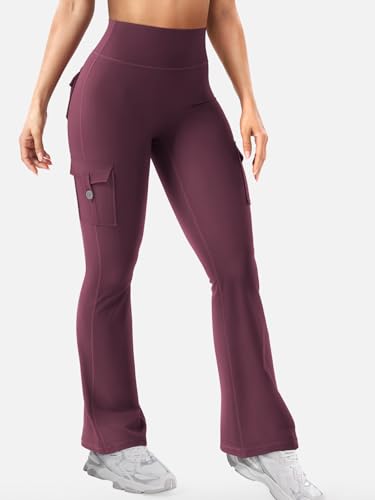Image of YEOREO CoreFlex Women Workout Flare Leggings