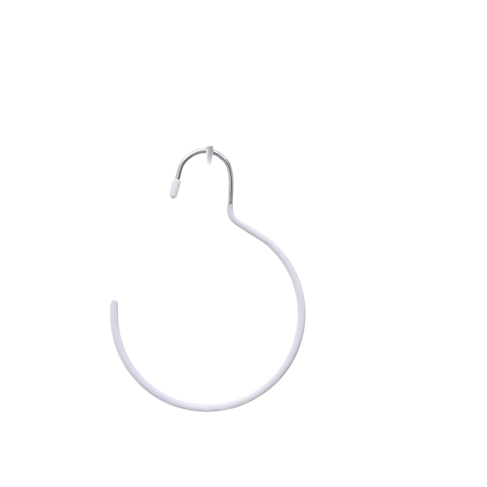 1/2/5 Multifunctional Tie and Hat Hanger, Belt Hook, Clothes Gadget(White Bold 5Pcs)
