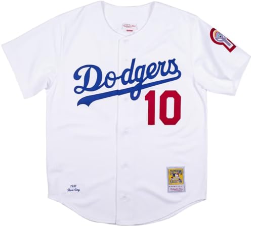 Mitchell & Ness Mens Ron Cey Los Angeles Dodgers 1981 MLB Home Jersey (US Alpha Medium Regular Regular White)