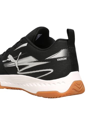 Puma Unisex Youth VARION II JR Indoor Court Shoe, Puma Black-COOL Light Gray-Gum, 38 EU