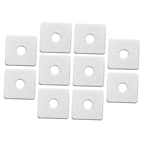 KICHOUSE Stainless Steel Square Washers 10pcs Set Fit for Construction Channels Heavy Duty Plate Fasteners