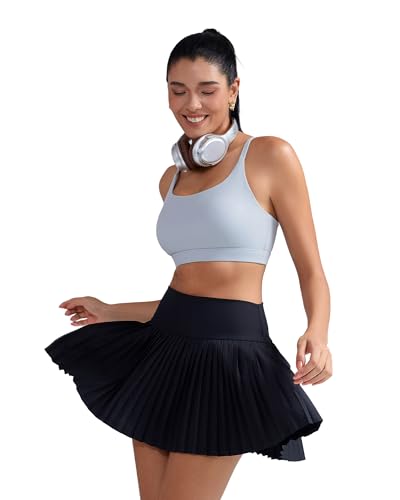 Image of RUNNING GIRL Sports Bras for Women,Light Impact Molded Cup Strap Sports Bra with Sewn in Pads,Best for A-C Cup