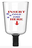 Guzzle Buddy The Ultimate Beer Glass, Practical Gift, Be the Life of the Party, All-in-One, Safe & E