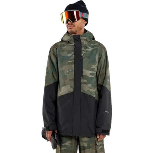 Volcom Jaqueta de inverno masculina padrão V.CO LP com isolamento térmico para snowboard esqui, Clou