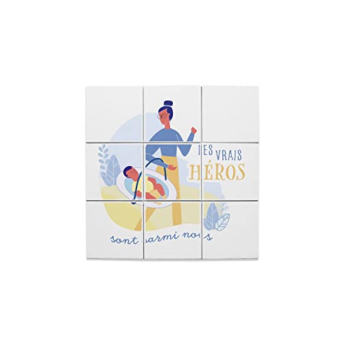 Carreaux céramique décoratif hommage tendre maman et nounou amour familial