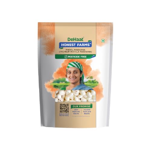 DeHaat Honest Farms Pesticide Free Makhana (Premium Mithila Makha...
