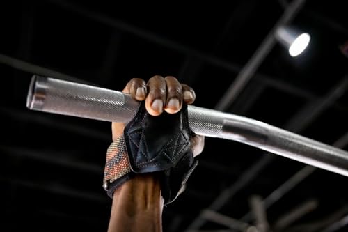Image of Versa Gripps PRO Wrist Straps for Weightlifting, M /L, Purple /Black