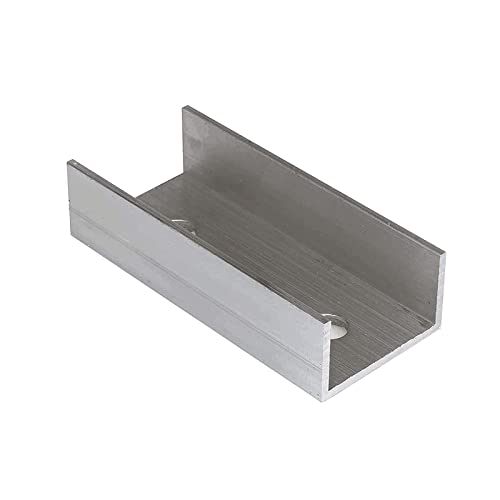 perfk Prise de Rail de Panneau Solaire Photovoltaïque avec Vis Alimentations Solaires