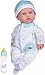 JC Toys, La Baby 16-inch Washable Soft Body Blue Play Doll - For Children 2 Years Or Older, Designed by Berenguer