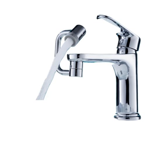1080 Rotating Rotatable Spray Attachment Robotic Arm Swivel Faucet Extender 2 Mode Splash Filter Extension Multifunctional