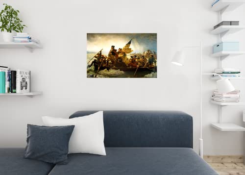 Poster Foundry 308490 George Washington Crossing Delaware River 1851 Emanuel Leutze Oil Painting Cool Wall Art Print Poster 36X24 thumb #4