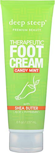 Deep Steep Therapeutic Foot Cream, Candy Mint, 8 Ounce