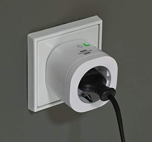 Brennenstuhl Connect 3x WLAN Steckdose WA 3000 XS01 (WIFI Steckdose 2.4 GHz kompatibel mit Alexa und Google Assistant, kein Hub erforderlich, smarte Steckdose mit Zeitschaltuhr, kostenlose App)