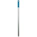 Vikan 29513 25.6" Aluminum Handle with Threaded Tip, 55/64" Diameter, Blue