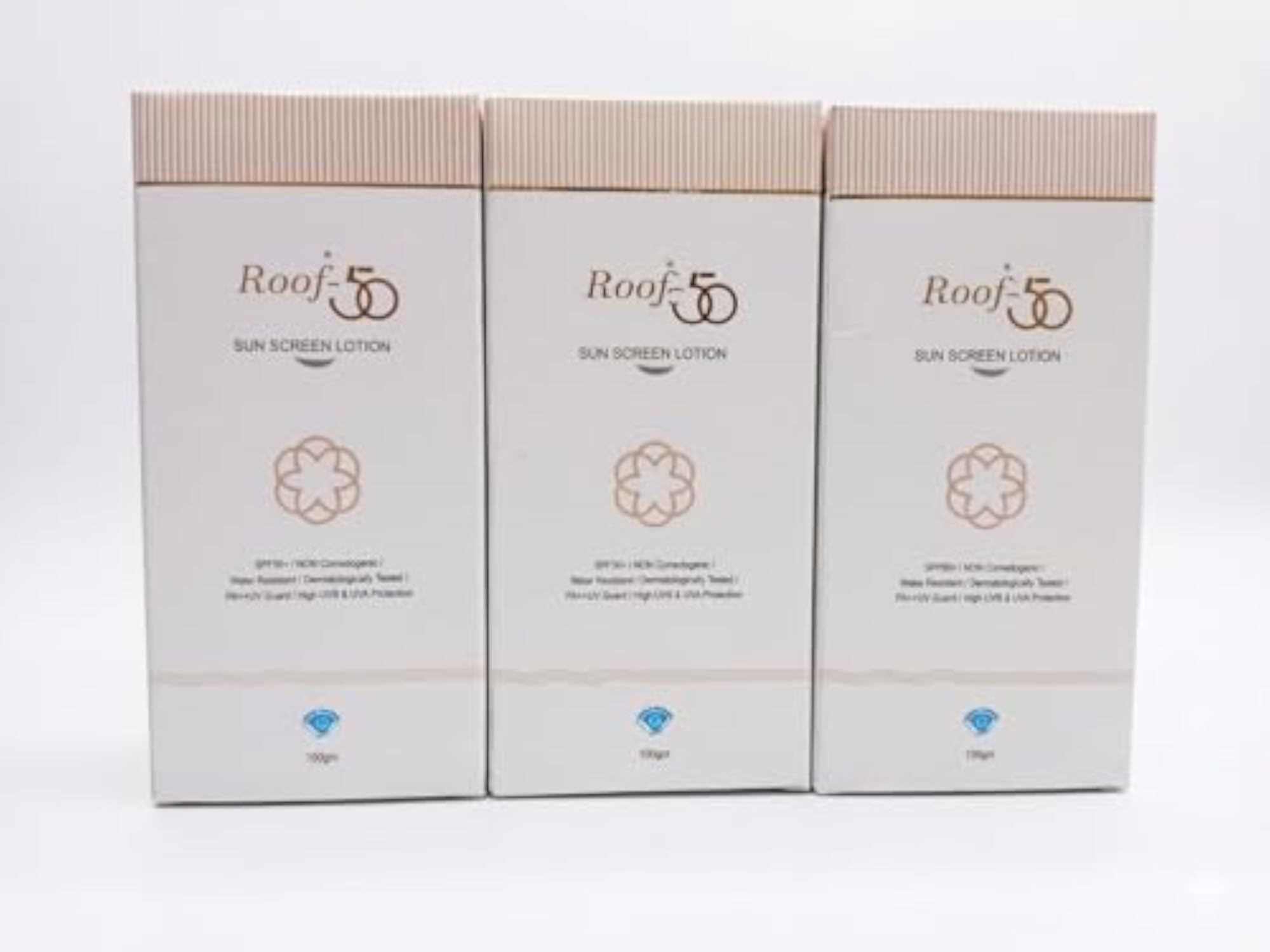 ROOF 50 Sunscreen Lotion, Pack of 3