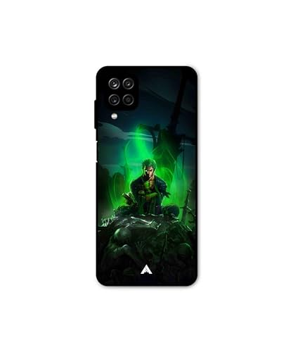 Image of Premium Anime 1 Case for Samsung Galaxy M12 (Glossy Finish) Soft-Touch Metal TPU Back Cover, Shockproof, Designer, Aesthetic Mobile Phone Case