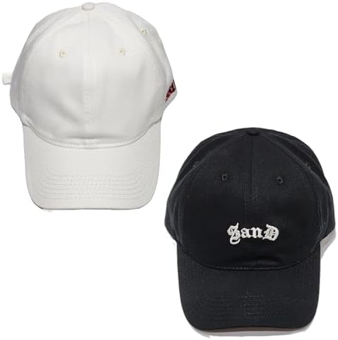 Kit 2 Bonés Dad Hat Algodão Aba Curva Strapback Ajuste Metal Conf...