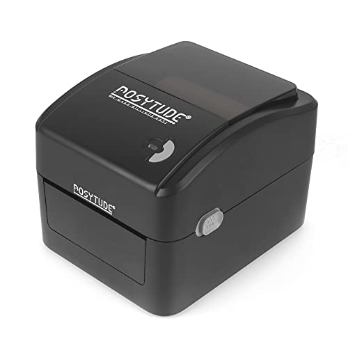 Image of 420B Desktop Thermal Transfer Barcode Printer, 4 Inch Label Printer, with USB and Bluetooth connectivity 203 DPI Bar Code Label Printer Easy Connect with Windows, Android & iOS