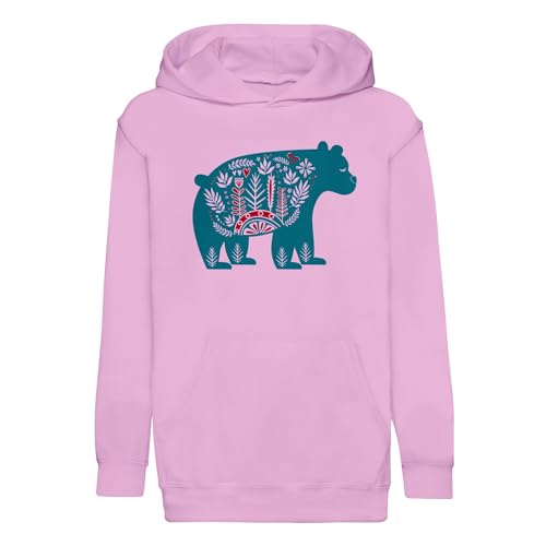 Sweat à capuche enfant motif Noël en coton premium doux