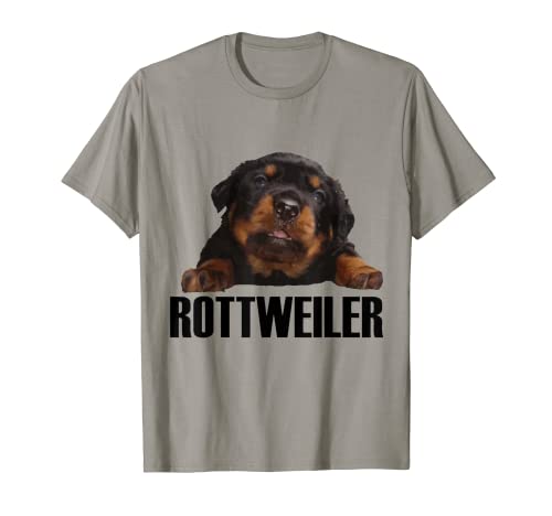 Rottweiler Lover Carino Baby Rottie Cut Out Maglietta