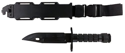 SportPro Rubber Combat Knife M9 Style for Training Airsoft – Black