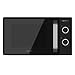 Cecotec Micro-ondes avec grill de 20 litres Grandheat 3150 700 W et 1000 W Grill, 6 niveaux, revêtement anti-Dirt iTech et technologie 3DWave, mode décongélation, minuteur Noir