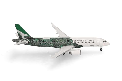 Airbus A220-300 QantasLink Flying Art Herpa 1:500 miniatura metal sin base