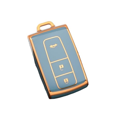 Funda llave para Toyota Prius y Corolla carcasa de TPU flexible color negro para mandos de 2004 a 2009