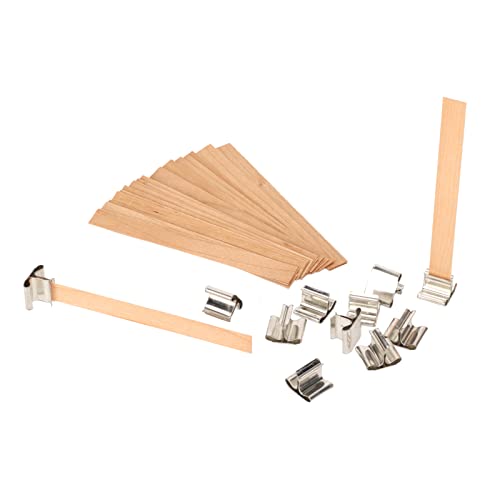 Mechas de madera para velas, para bricolaje miniatura 5