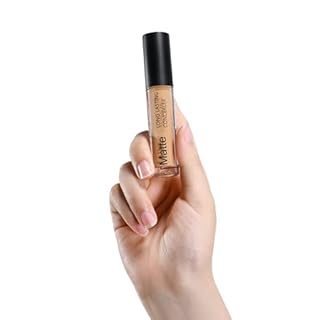 DALVGFN Matte Concealer Cream, Covers Under Eye Dark Circles & Blemishes, Waterproof Full-Coverage, Lightweight, Creamy Longlasting Face Eye Makeup, Medium Neutral