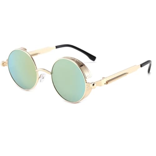 Lunettes de soleil steampunk rondes pour vos festivals de musique et sorties en ville