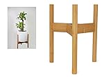 ormiyada Modern Minimalist Corner Plant Stand - Bamboo Flower Pot Base with 150Lb Capacity - Easy to...