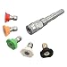 Hochdruckreiniger-Adapter / 10,2 cm Edelstahl-Schnellanschluss-... für Nilfisk Kew, Hochdruckreiniger-Schlaucha... Düsenanschluss