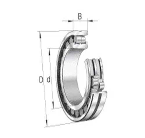 Roulement NN3007K 35x62x20 mm à double rangée de rouleaux cylindriques - 4
