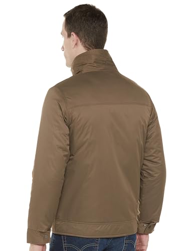 Image of Qube By Fort Collins Men's Regular Fit Casual Winter Jacket in Super Twill Bonded Fabric - Warm, Durable, and Stylish