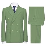 Comprend un blazer et un pantalon assorti pour une tenue formelle élégante et coordonnée, idéale pour les mariés, les témoins, les participants au bal de fin d'année ou les professionnels.