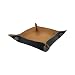 Leather Catchall Change Key Wallet Coin Box Tray Storage Valet Handmade by Hide & Drink :: Charcoal Black