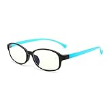 Dieser Brillenfassungen wird vom Qualität Nahrungsmittelgrad-Silikon unbreakable Materialien gebildet, die die brechenden Probleme vollkommen lösen. Rahmen und Objektiv sind haltbar genug, es ist extrem sicher für Kinder.