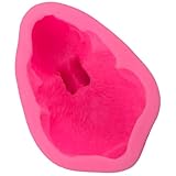 Mikikit Osterhasen Silikonbackform 3d Abwaschbare Kuchen und Schokoladenform Glatte Oberfläche Bpa Frei für Hausgemachtes Backen und Süßigkeitenherstellung