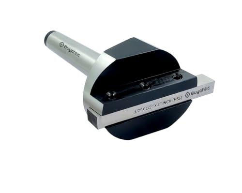 Buyohlic 3" Fly Cutter for Milling & Lathe Machine (MT2-Drawbar (M10x1.5) W/HSS Tool)