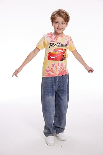 Disney Cars Boys 3 Pack Short Sleeve T-Shirt for Toddler and Big Kids3