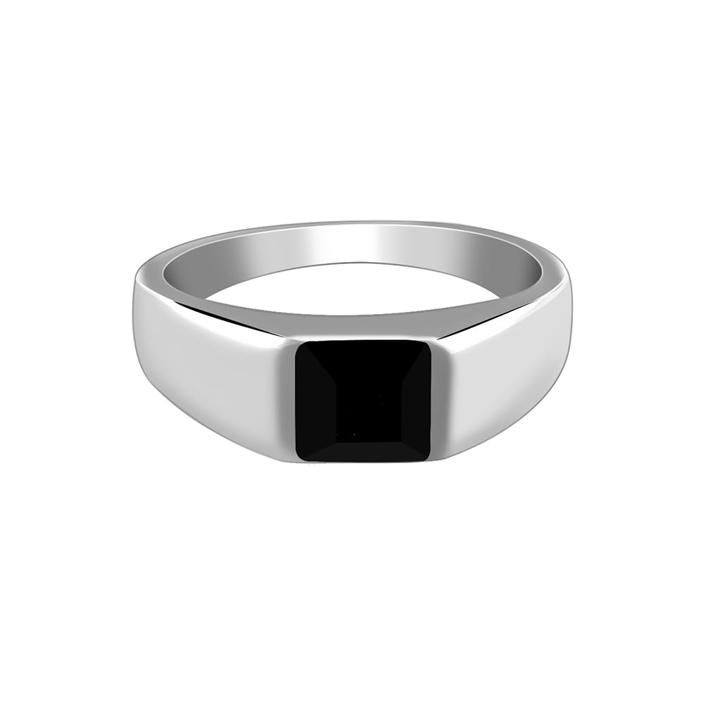 925 Silver Prince Onyx Ring For Him,Fixed Size, Indian -20|Gifts for Men & Boys| With Certificate of Authenticity and 925 Stamp | 6 Months Warranty-image-39