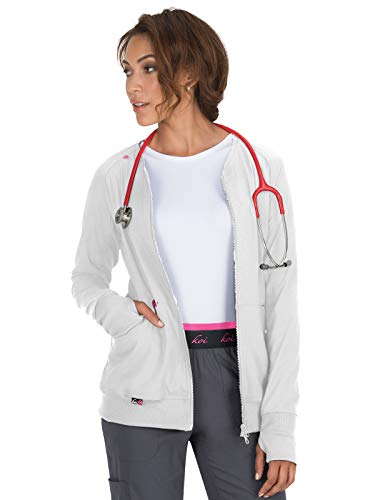KOI lite 445 Women's Clarity Scrub Jacket White XL