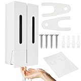 Zithgen Dispensador Jabon Ducha Pared, Dosificador Jabon Baño 400ML Dispensador...