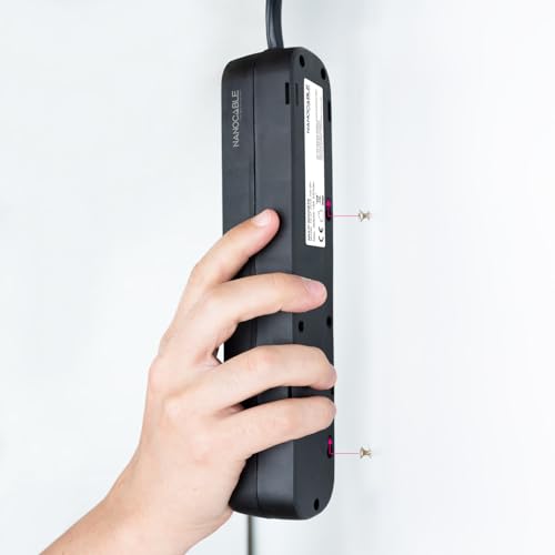 Nanocable 10.37.0004-NS-BK - Multipresa Con 4 Uscite, 1,4 M, Nero - 6