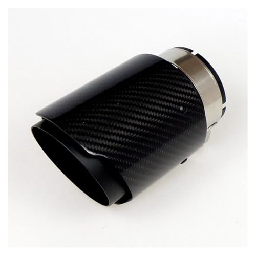 Tuyau d'échappement en fibre de carbone 60mm à 114mm avec finition mat et brillant